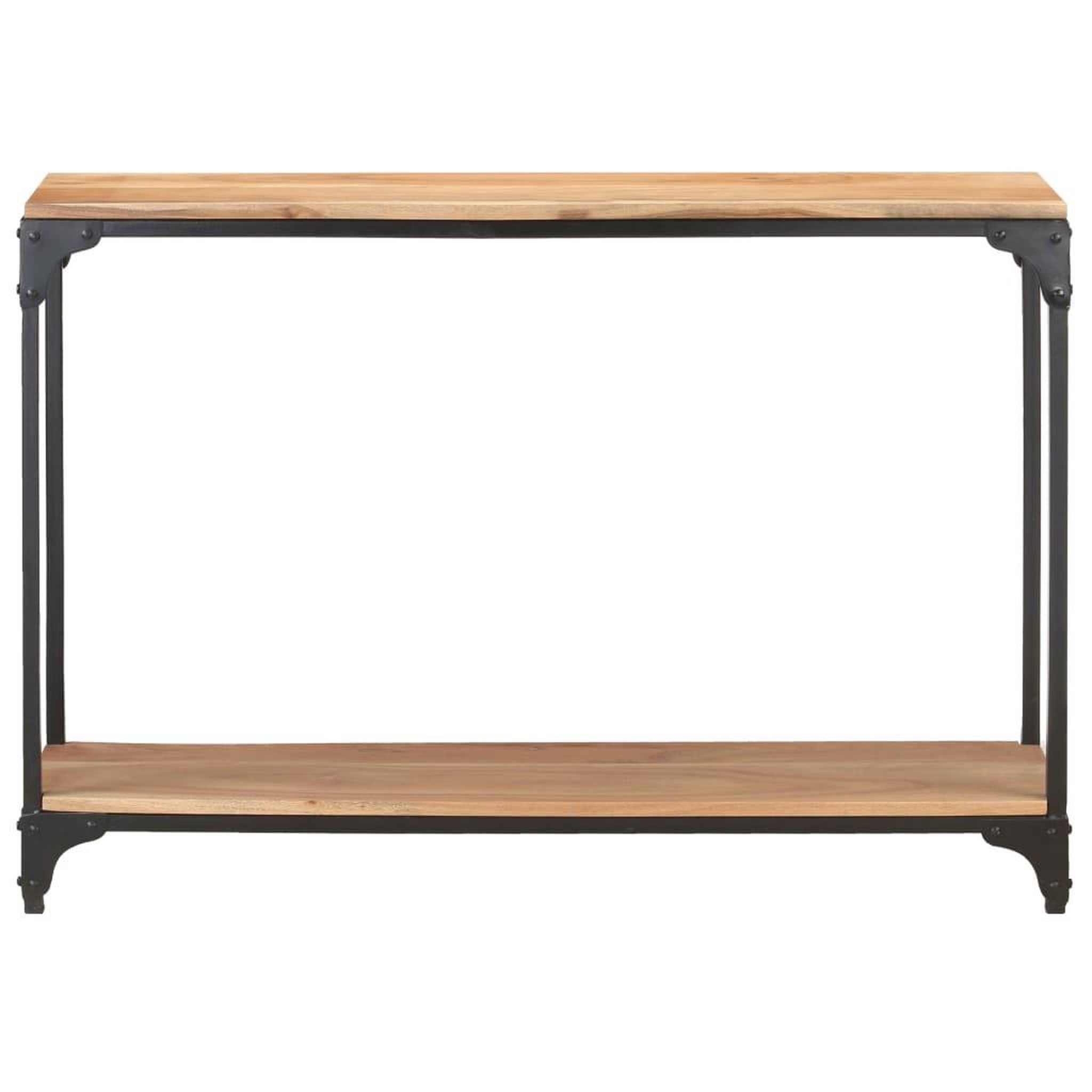 Voir la diapositive 2 : VIDAXL Table console 110x30x75 cm bois solide d'acacia