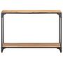 Voir la diapositive 2 : VIDAXL Table console 110x30x75 cm Bois solide d'acacia