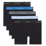 CALVIN KLEIN JEANS x5 Boxers Noir/Bleu Homme Calvin Klein Jeans Brief. Coloris disponibles : Noir