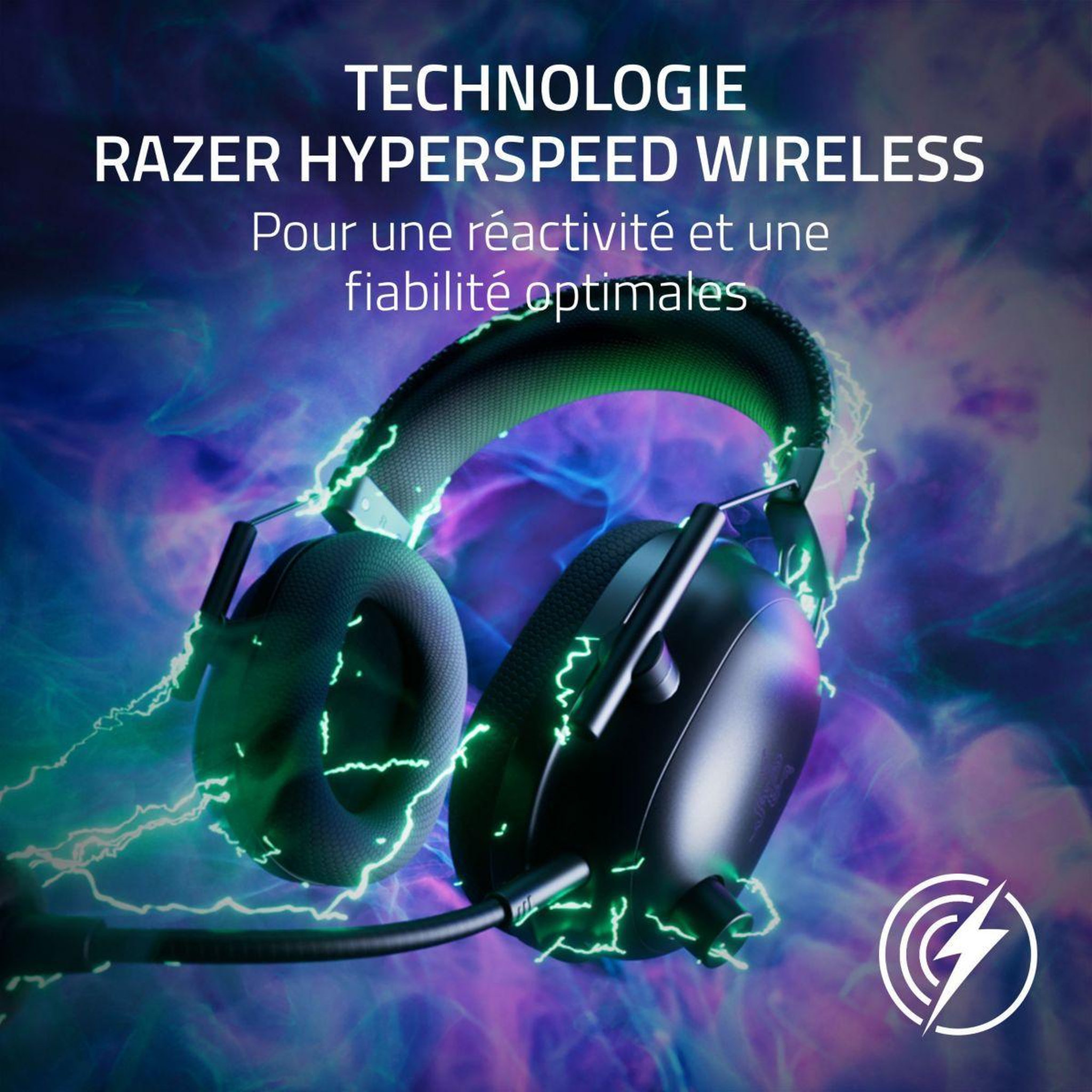 Voir la diapositive 4 : Razer Casque gamer BLACKSHARK V2 PRO Noir