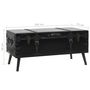 Voir la diapositive 6 : VIDAXL Table basse MDF et acier 102x51x48 cm