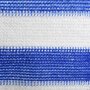 VIDAXL Ecran de balcon Bleu et blanc 120x600 cm PEHD