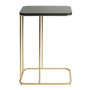 Voir la diapositive 2 : Paris Prix Table d'Appoint Design  Alba  67cm Noir & Or