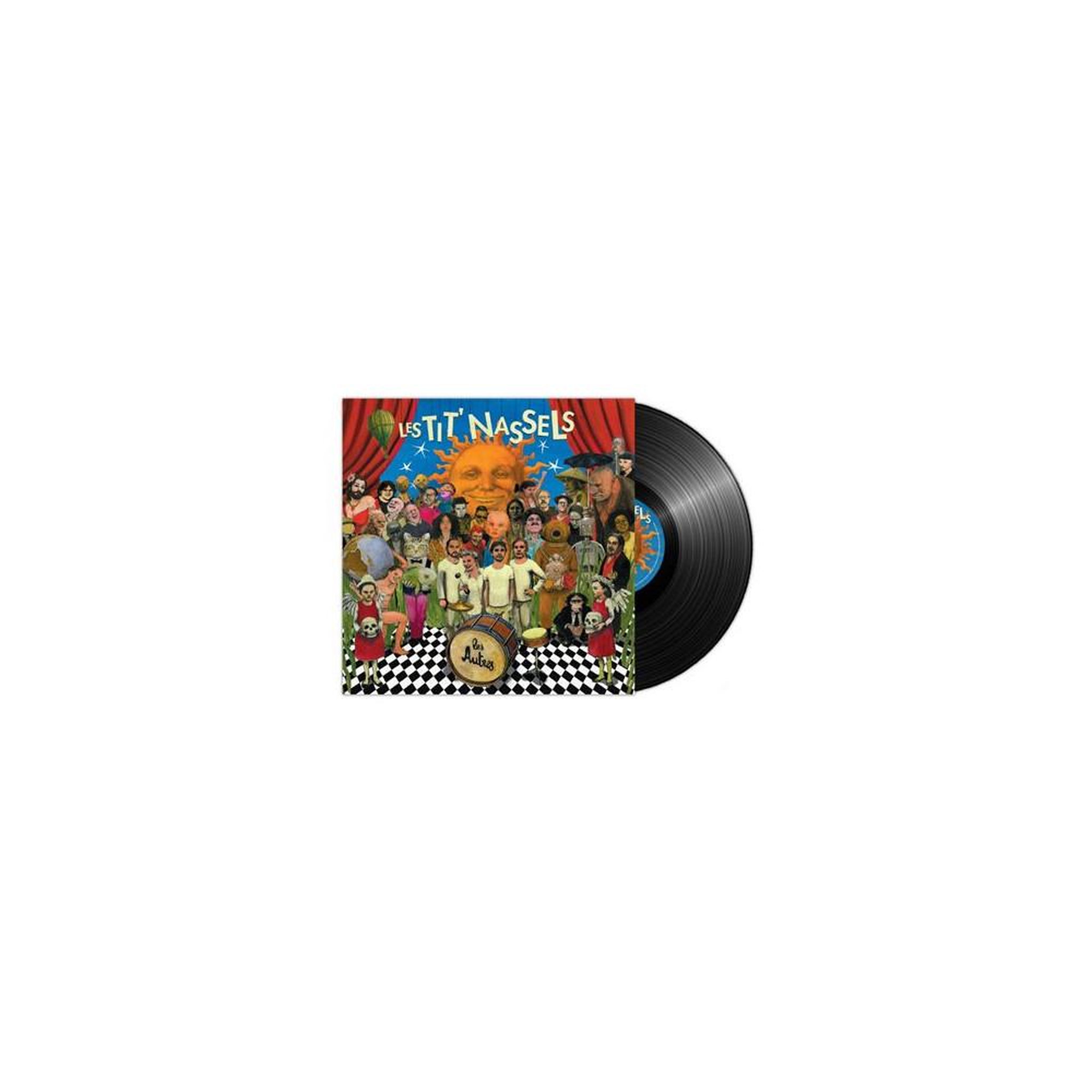 At Home Crochu Vinyle 33t lp les tit'nassels – les autres, édition en disque noir avec pochette photo imprimée