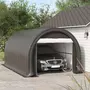 OUTSUNNY Tente garage carport dim. 5L x 3l x 2,4H m acier galvanisé robuste PE haute densité 190 g/m² imperméable anti-UV gris