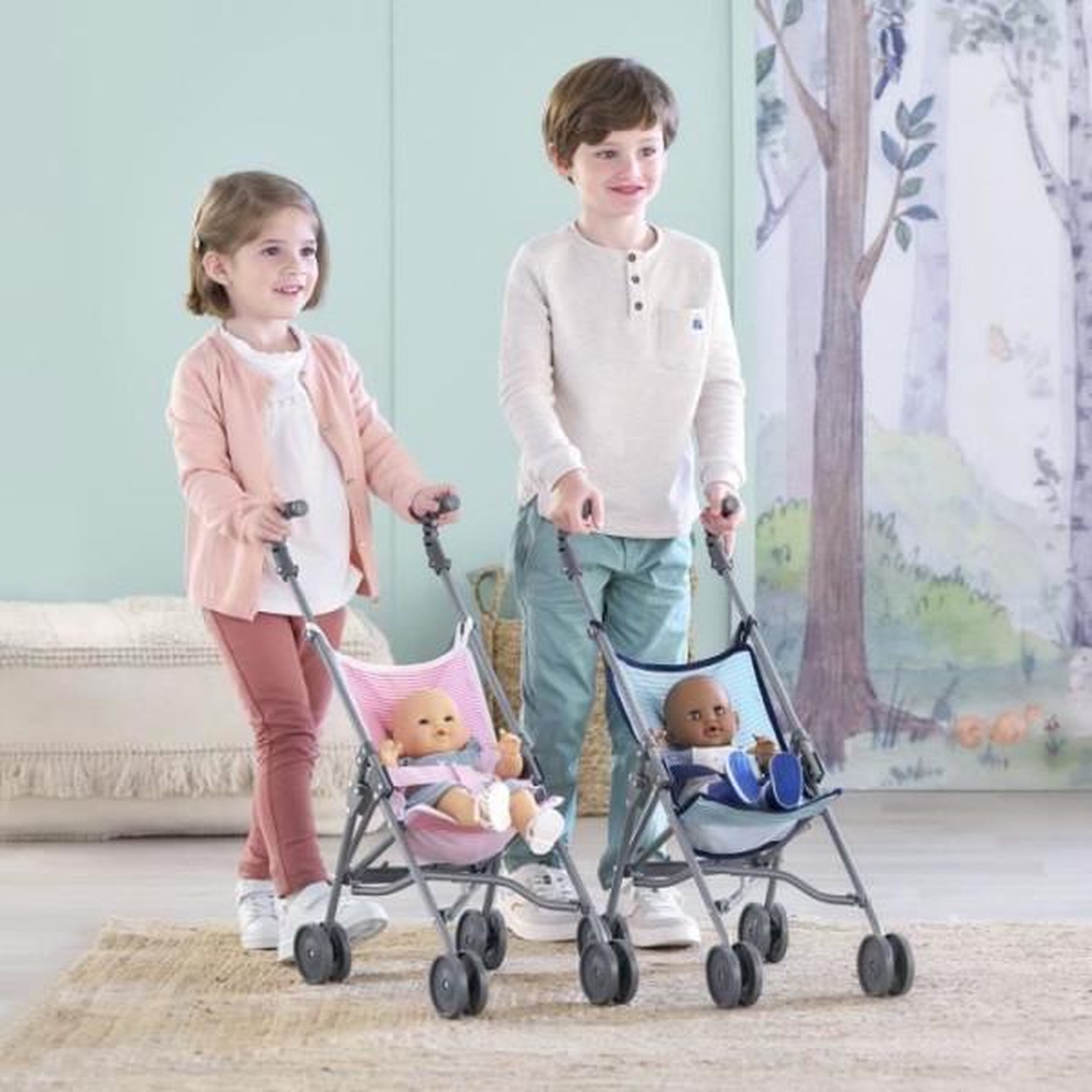 Voir la diapositive 6 : COROLLE Poussette Canne Rose pour poupon 36/42/52 cm