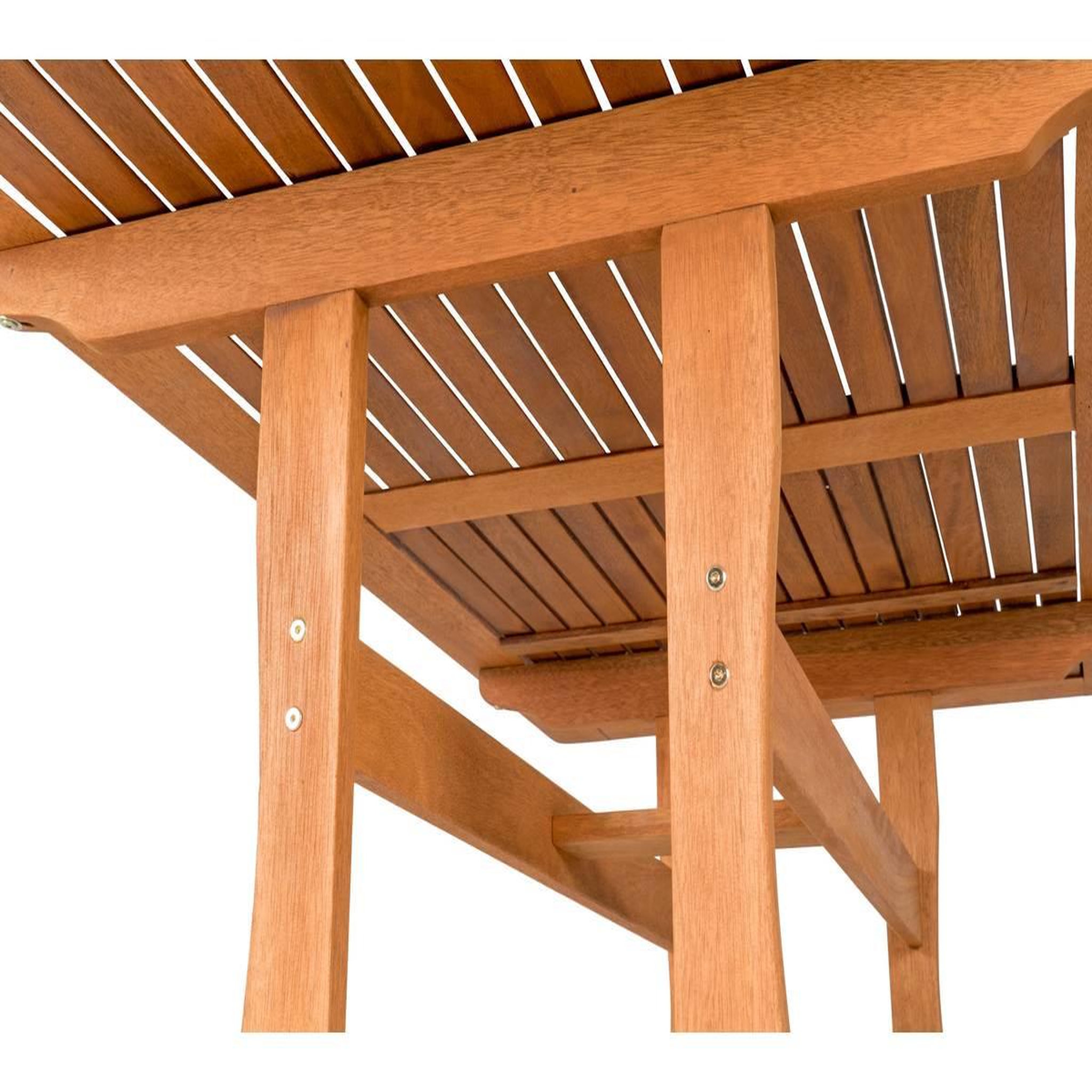 Voir la diapositive 2 : Habitat et Jardin Table de jardin  osaka  - 180 x 90 cm - bois naturel