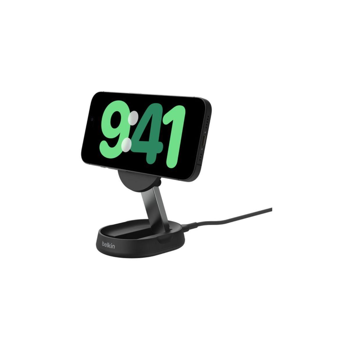 Belkin Chargeur induction support recharge 15W 2 en 1 pliable