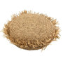 Voir la diapositive 1 : Paris Prix Coussin Déco Rond  Raphia  62cm Naturel