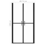 Voir la diapositive 6 : VIDAXL Porte de douche ESG transparent (68-71)x190 cm