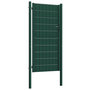 Voir la diapositive 2 : VIDAXL Portail de cloture PVC et acier 100x124 cm Vert