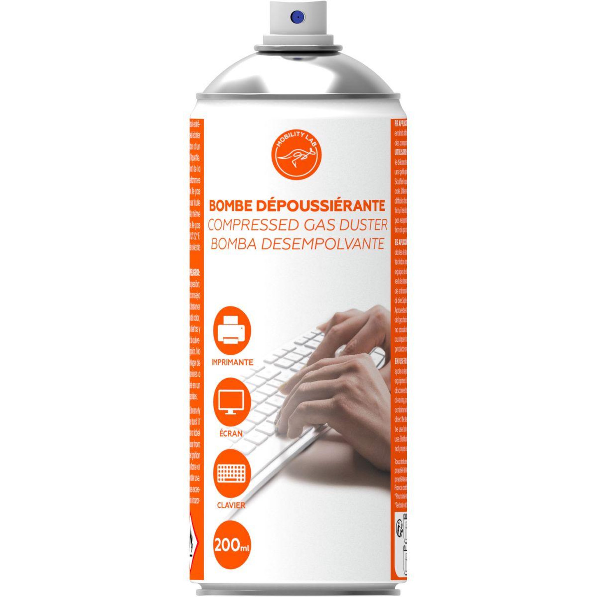 Mobility Lab Spray nettoyant dépoussiérante à  air 400ml