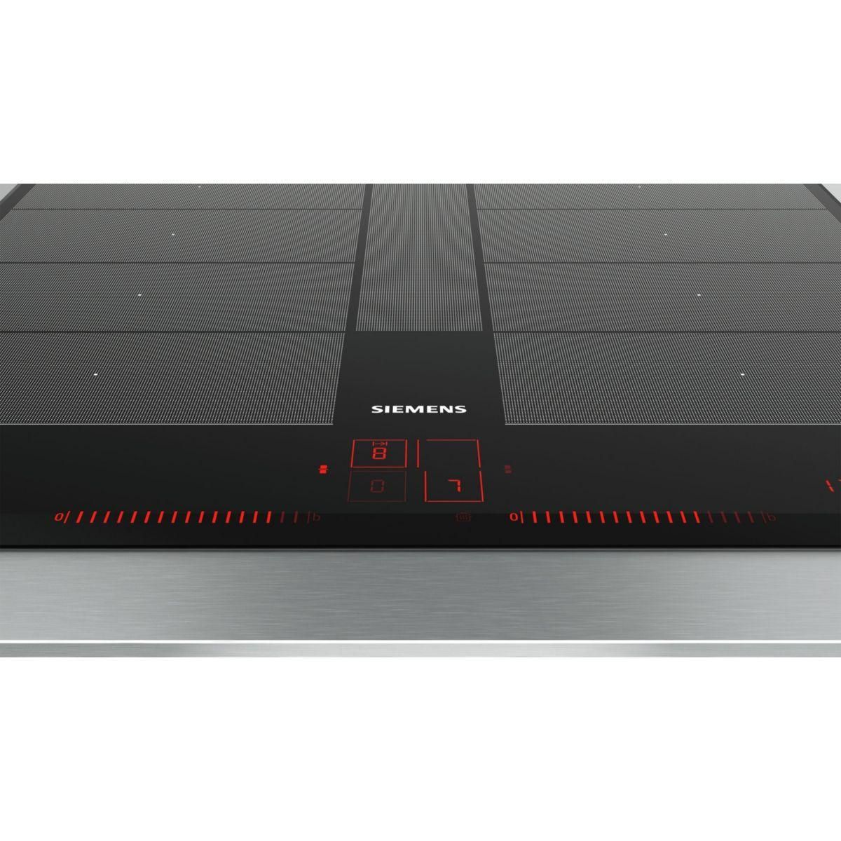 Siemens Table de cuisson à induction 60cm 4 feux 7400w noir - ex651lyc1f