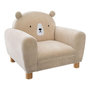 Voir la diapositive 1 : Atmosphera Kids Fauteuil enfant design bois Ours - Beige