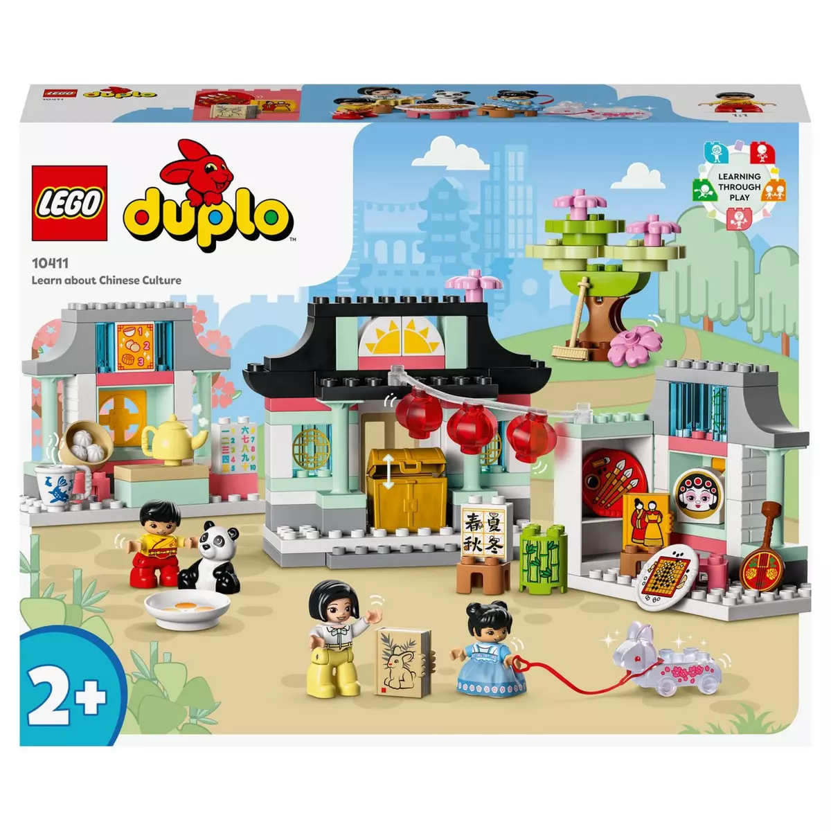 LEGO Duplo Ma ville 10411 Découvrir la culture chinoise, Jouet Éducatif, avec Figurine Panda, et Briques