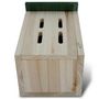 Voir la diapositive 5 : VIDAXL Set de 4 maisons pour paillons 14 x 15 x 22 cm