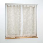 Paris Prix Paire de Voilages  Karla  60x160cm Taupe