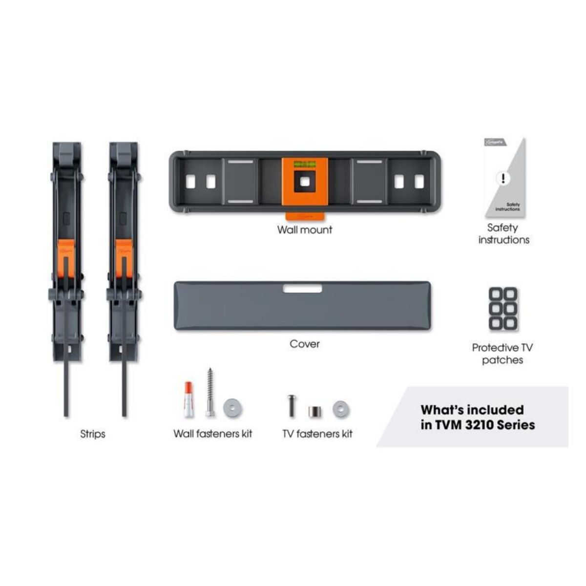 Vogel's Support mural pour écran plat Vogel s TVM 321FD9 INCLINABLE POUR TELEVISION DE 19 A 43