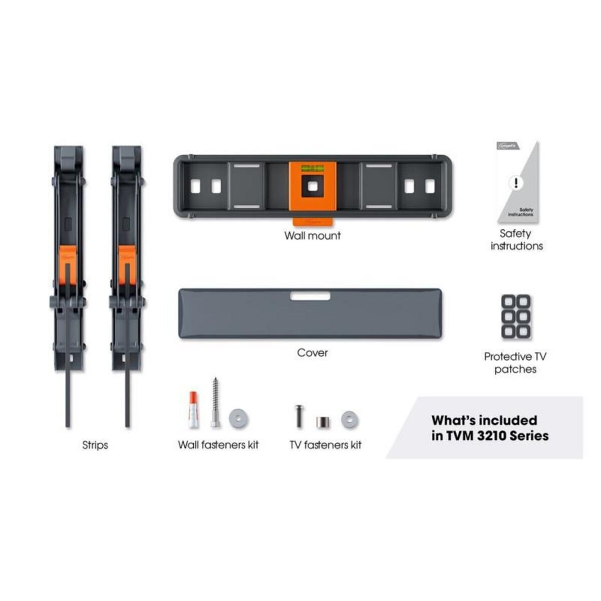 Vogel's Support mural pour écran plat Vogel s TVM 321FD9 INCLINABLE POUR TELEVISION DE 19 A 43