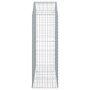 Voir la diapositive 4 : VIDAXL Panier de gabions arque 150x50x140/160 cm Fer galvanise