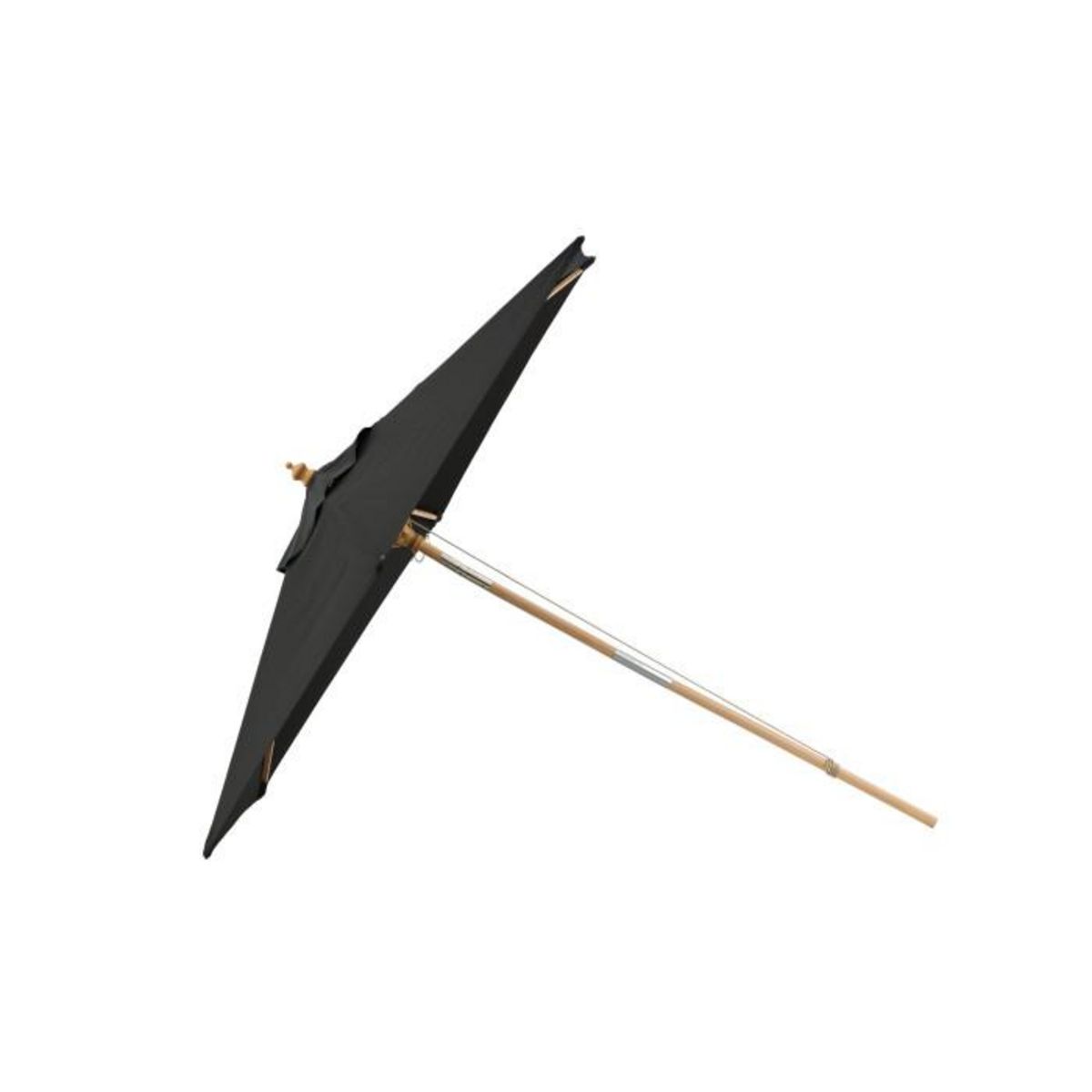 Paris Prix Parasol en Bois  Corypho  250cm Noir