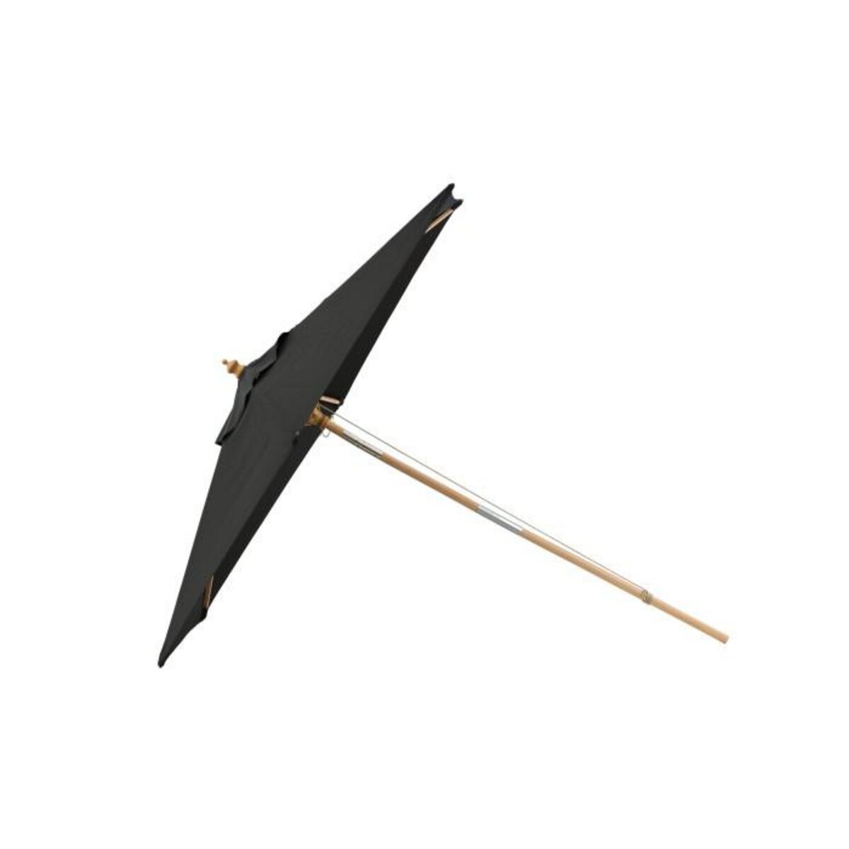 Paris Prix Parasol en Bois  Corypho  250cm Noir