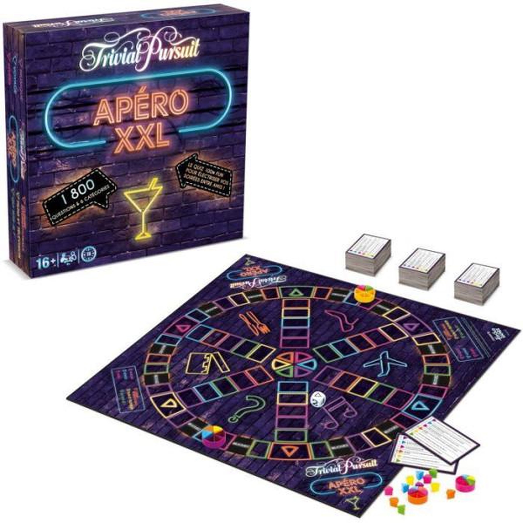 Winning Moves TRIVIAL PURSUIT Apéro XXL - Jeu de société - WINNING MOVES - 2 joueurs minimum - Des 16 ans