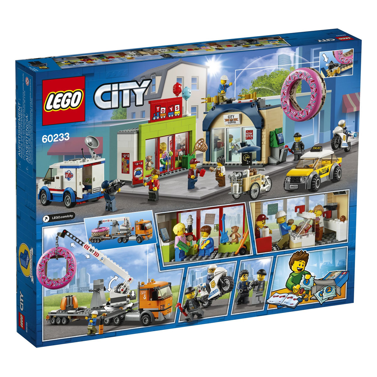 LEGO City 60233 - L'ouverture du magasin de donuts