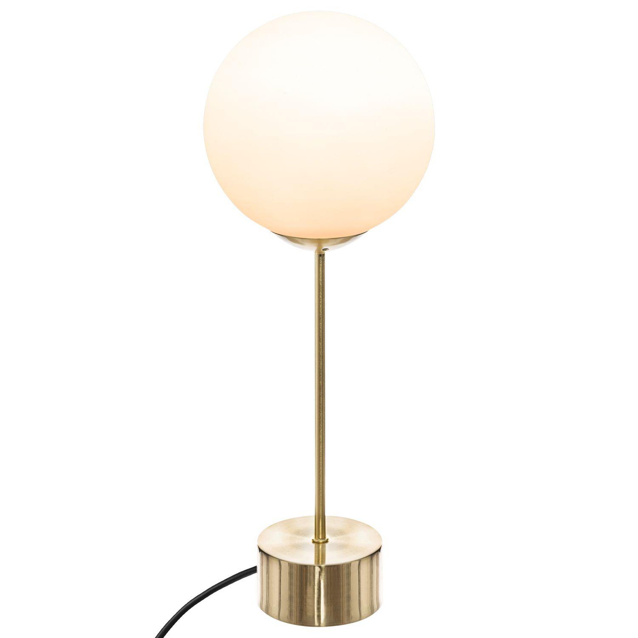 Voir la diapositive 1 : ATMOSPHERA Lampe droite à poser Dris Noire et blanche - H. 43 cm