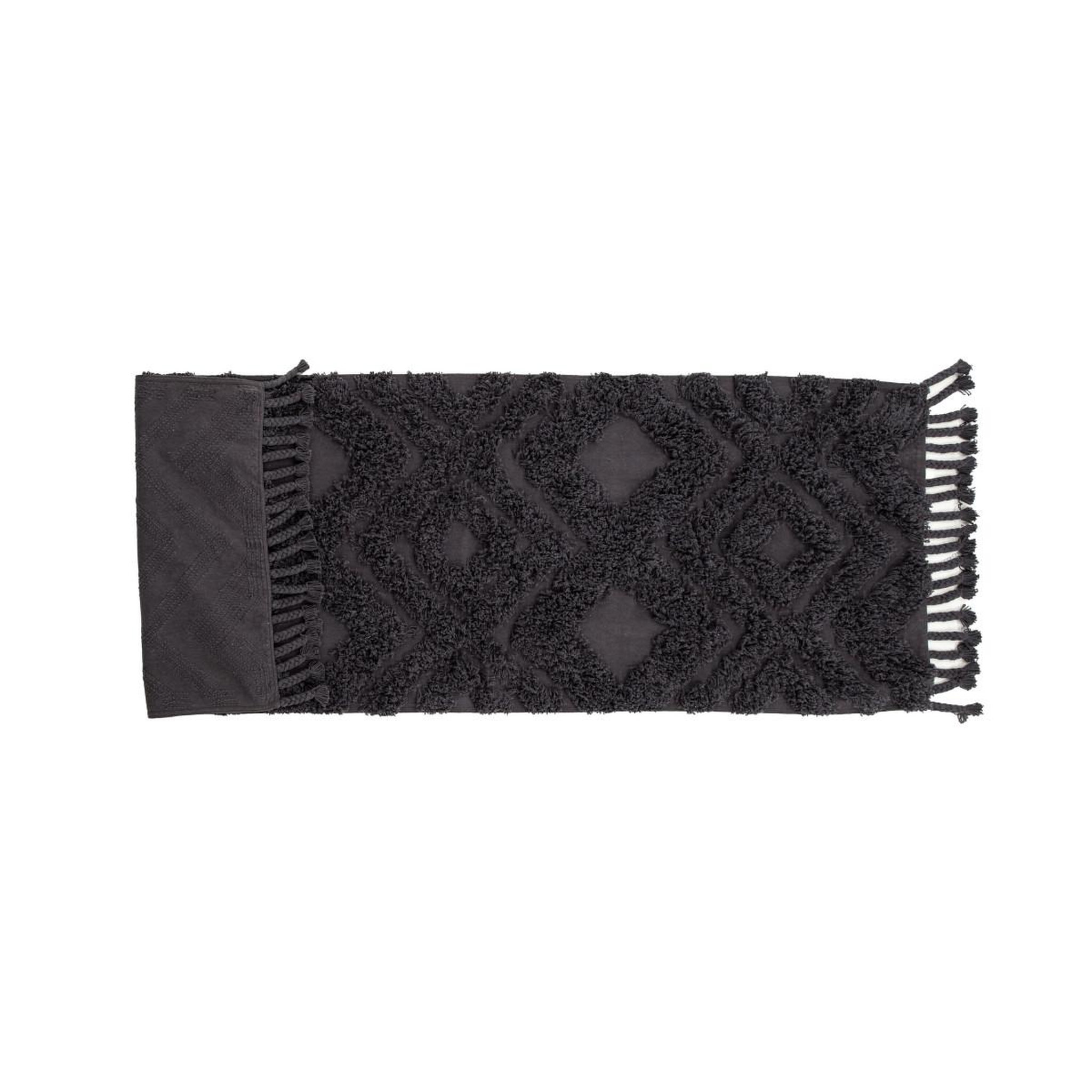 Voir la diapositive 2 : Paris Prix Tapis de couloir tufté  hilma  70x200cm gris foncé