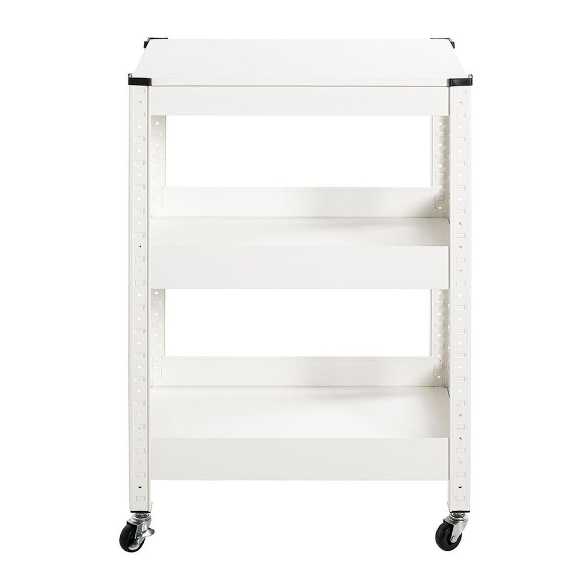 Paris Prix Desserte de Cuisine 3 Niveaux  Coppa  75cm Blanc