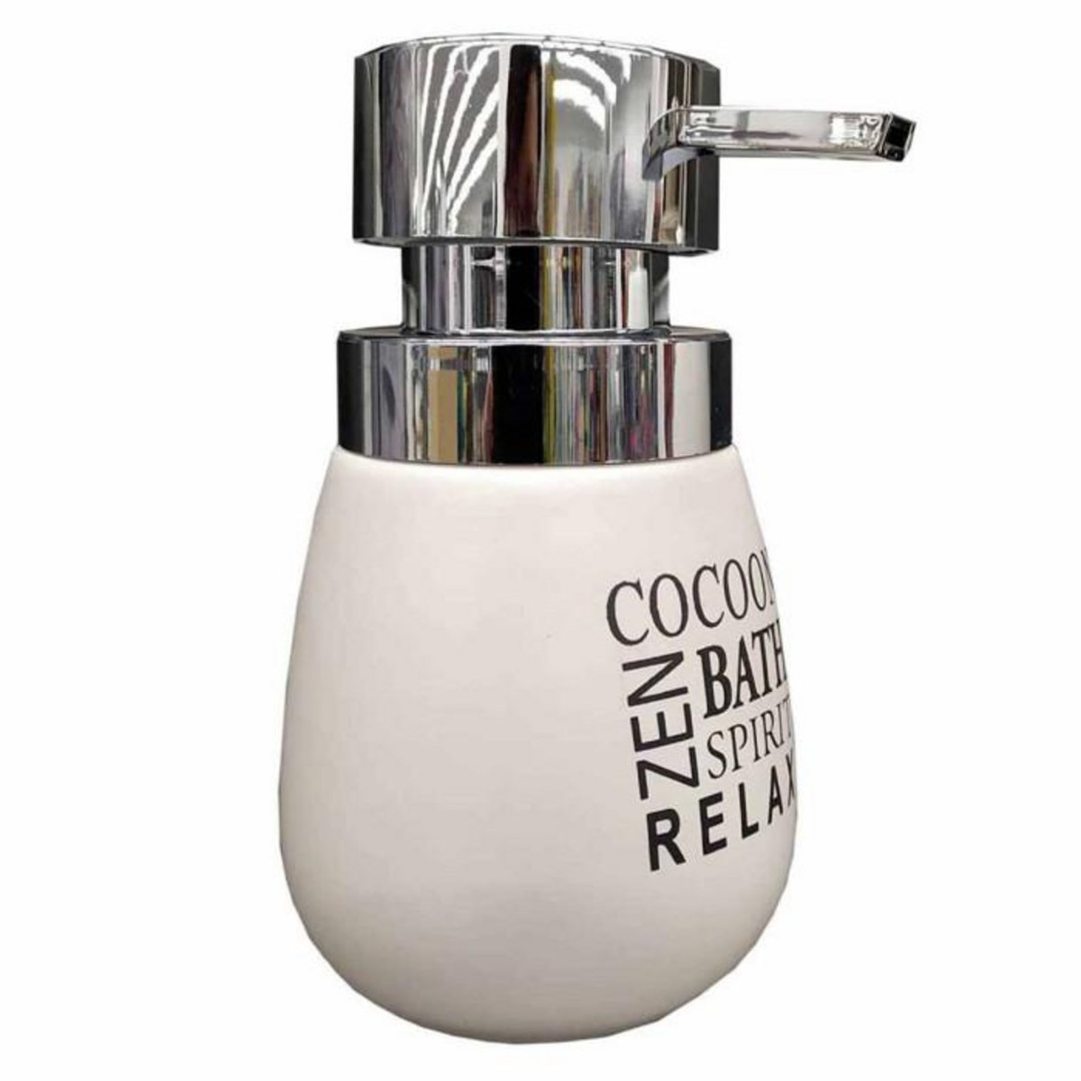 Paris Prix Distributeur de Savon Imprimé  Tikal  14cm Blanc