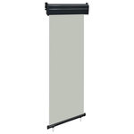 VIDAXL Auvent lateral de balcon 65x250 cm Gris