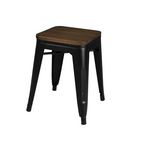 DIVERS Tabouret vintage. Coloris disponibles : Gris, Jaune, Rouge, Blanc