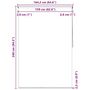 Voir la diapositive 6 : VIDAXL Store roulant de douche 160x240 cm Bulle