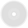 Voir la diapositive 3 : VIDAXL Lavabo rond de luxe Blanc mat 40x15 cm Ceramique