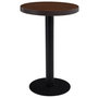 Voir la diapositive 1 : VIDAXL Table de bistro Marron fonce 50 cm MDF