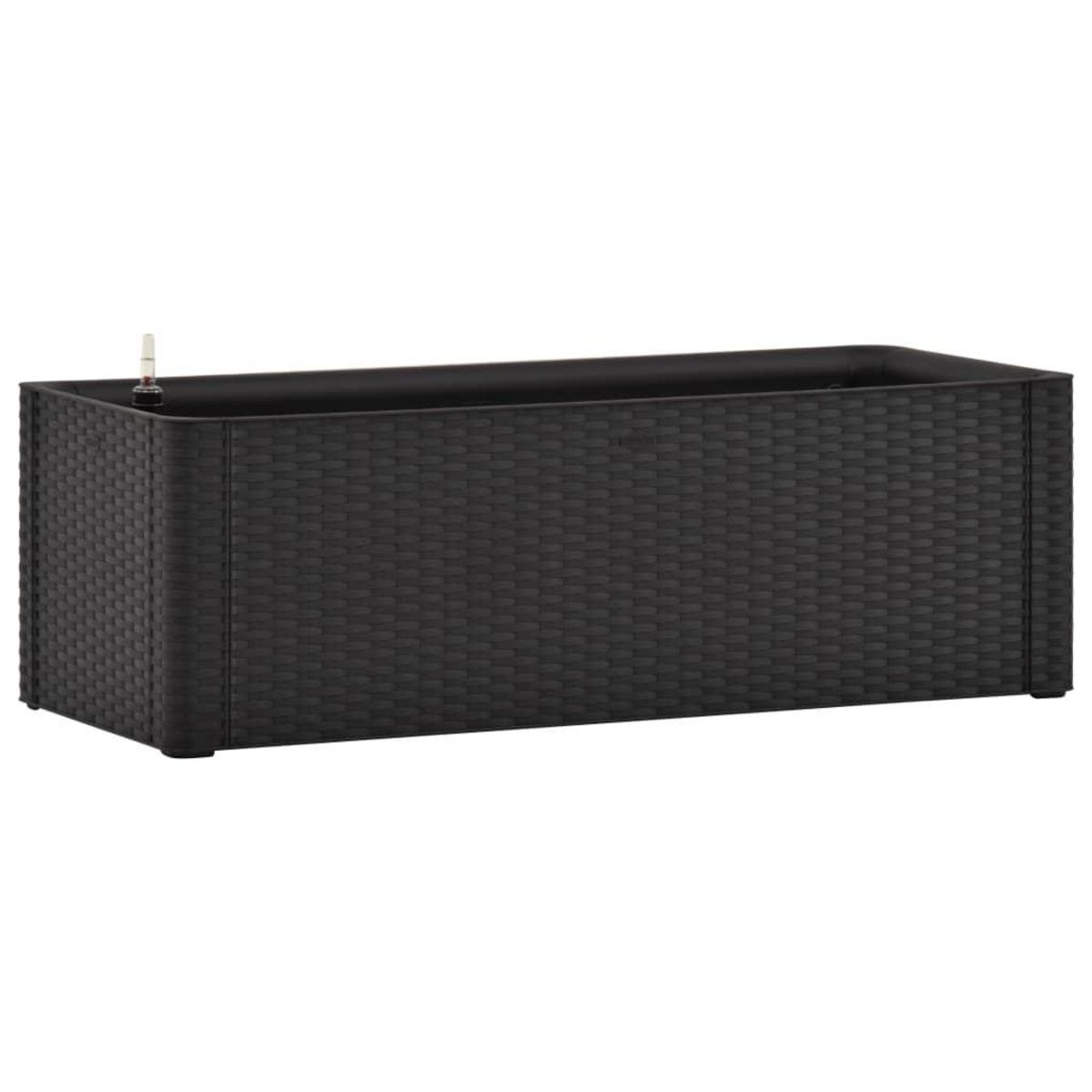VIDAXL Lit sureleve de jardin systeme arrosage Anthracite 100x43x33 cm