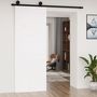 Voir la diapositive 3 : VIDAXL Porte de grange Blanc 80x1,8x214 cm Bois massif de pin