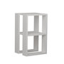 Voir la diapositive 1 : Habitat et Jardin Table de chevet en bois  Lonie  30 x 30 x 55 cm - Blanc