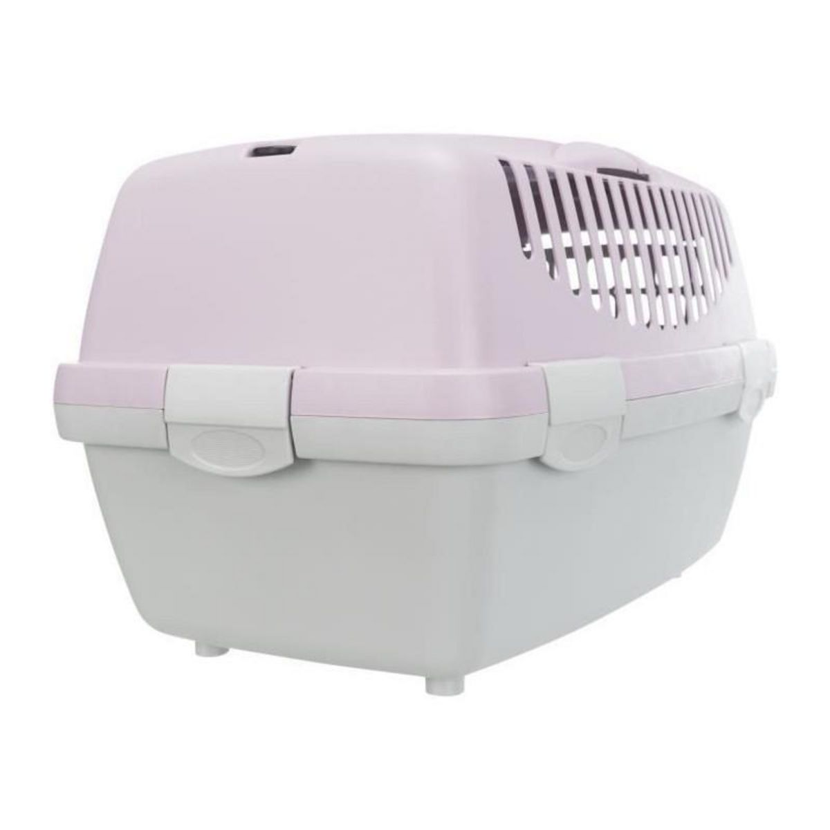 Trixie Box de transport - TRIXIE - Capri 1 - XS : 32 x 31 x 48 cm - Gris clair / Mauve