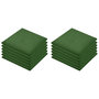Voir la diapositive 2 : VIDAXL Carreaux de protection antichoc 12pcs Caoutchouc 50x50x3cm Vert