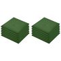 Voir la diapositive 2 : VIDAXL Carreaux de protection antichoc 12pcs Caoutchouc 50x50x3cm Vert