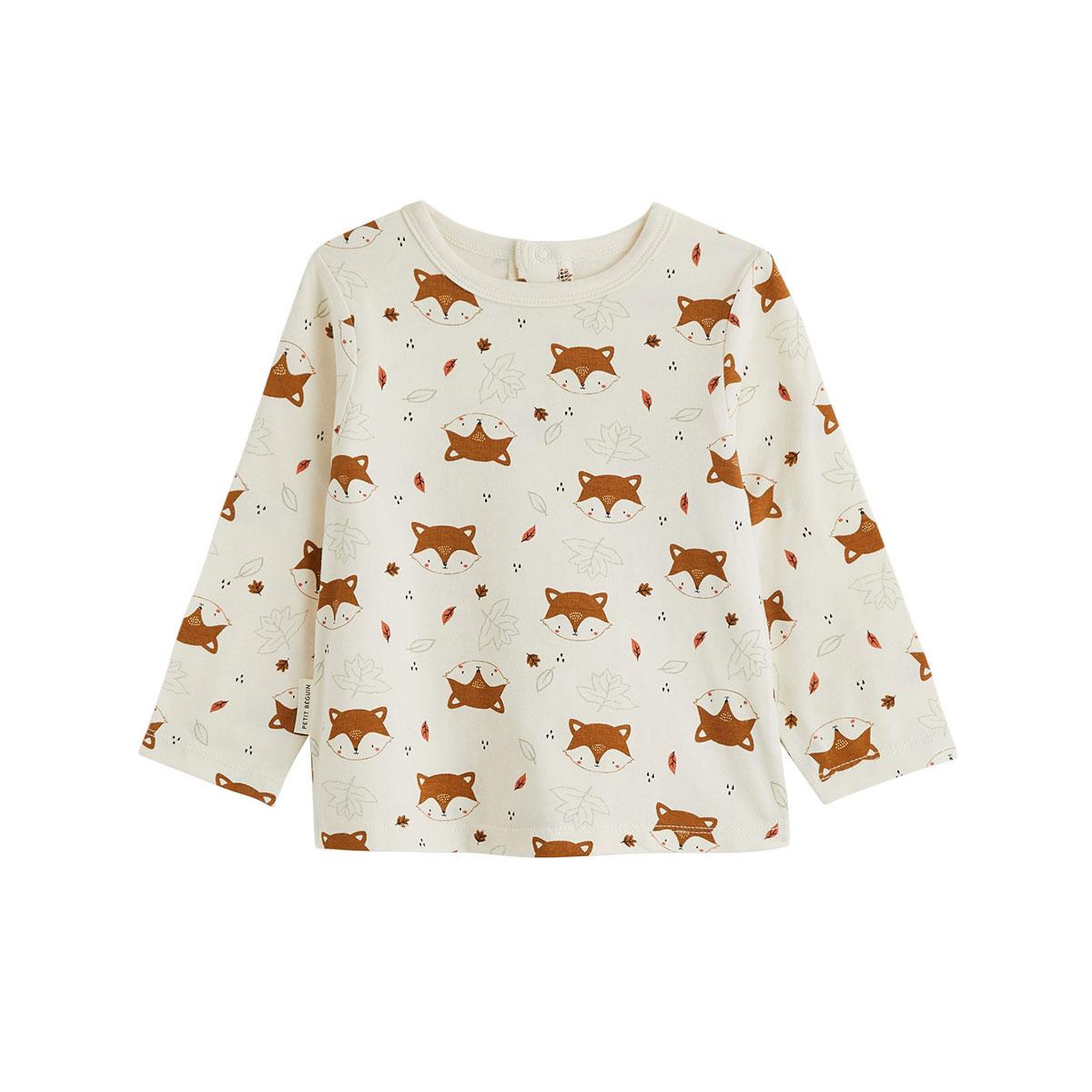 Voir la diapositive 6 : PETIT BEGUIN Ensemble salopette bébé en velours côtelé et t-shirt ginkgo