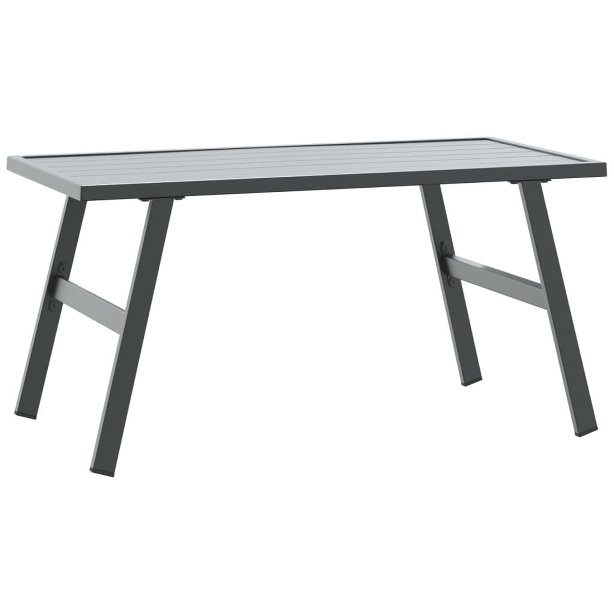 Voir la diapositive 4 : VIDAXL Bancs de jardin avec coussins lot de 4 acier enduit de poudre