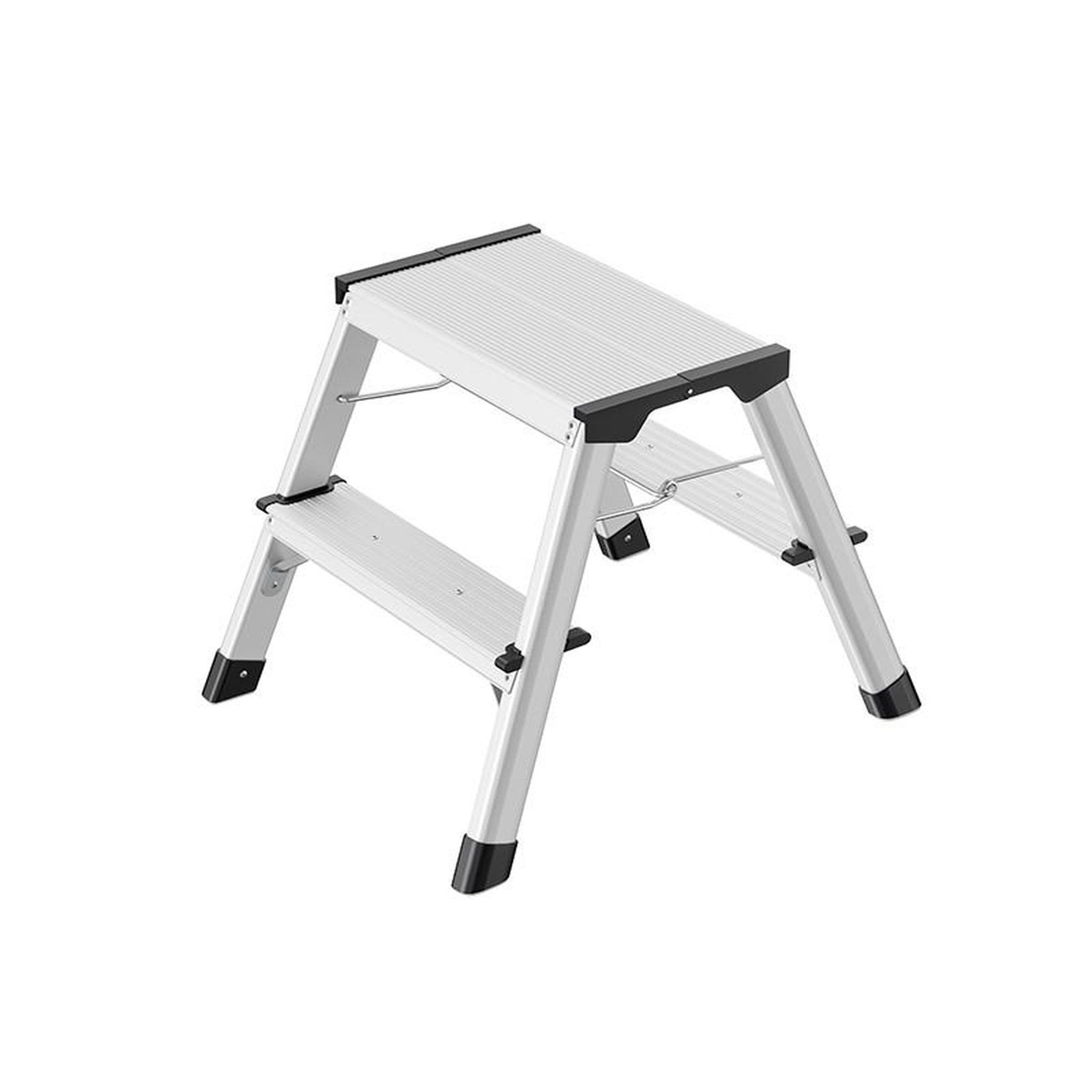 HAILO Marche pied double accès 2x2 marches pliant en aluminium Hailo D60