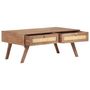 Voir la diapositive 4 : VIDAXL Table basse 100x60x40 cm Bois de manguier massif