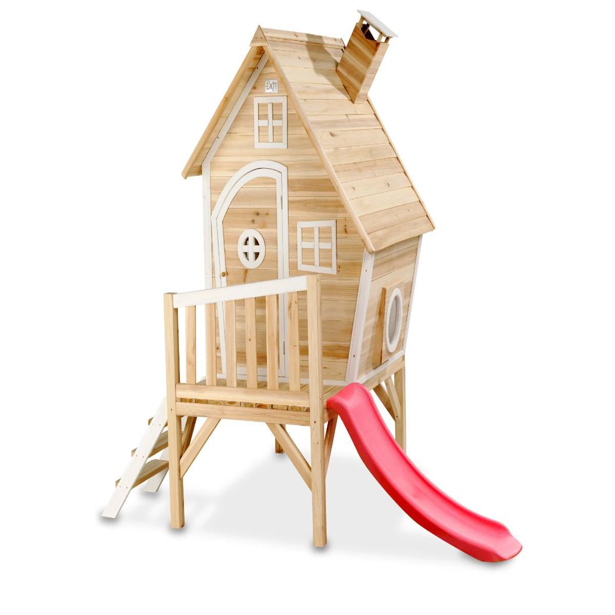 EXIT TOYS Maisonnette en bois pour enfants fantasia 300 naturel - exit toys