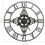Voir la diapositive 6 : VIDAXL Horloge murale Argente 78 cm Metal