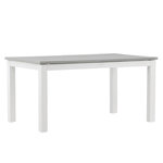Paris Prix Table de Jardin Extensible  Albany  152-210cm Blanc & Gris